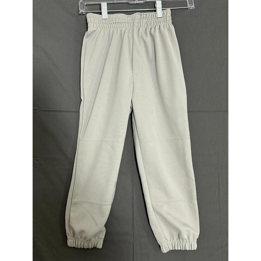Champro Youth Size M Baseball Pants Grey Elastic Waist & Hem New with Tags